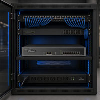 Système de téléphonie IP Yeastar P550 VoIP PBX pour bureau, 50 utilisateurs, 25 appels, 8 ports FXO/FXS, 100 trunks VoIP, système téléphonique IP d'entreprise