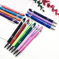 Ventes d'usine 2-en-1 stylet métallique universel pour écrans tactiles et stylos à bille pour tablettes et téléphones mobiles