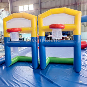 Aro de baloncesto inflable grande sellado al aire libre para tiro al aire para lanzar juego aro de baloncesto de agua - Product Image 6