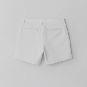 <b>White</b> <b>Men</b> Chinos <b>Shorts</b> Straight Leg Casual Uniform Summer Office Garden - Product Image 1