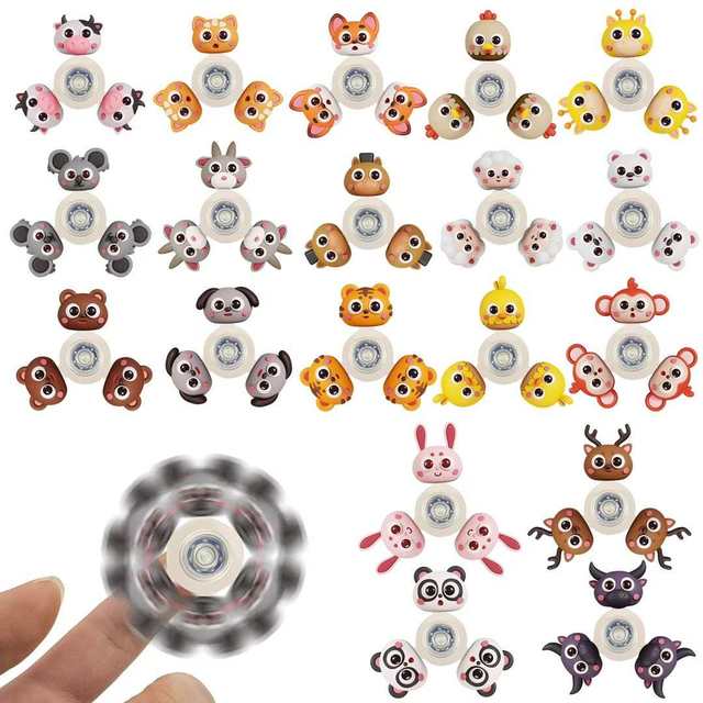 Yaxin Acrylic Jungle Animal Fidget Toys Adults Students Classroom School Exchange Prizes Toys Animal Fidget Spinner