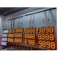 Arabie Saoudite 8.888 Ambre Blanc Station-Service LED Prix du Pétrole Panneau d'affichage de l'écran