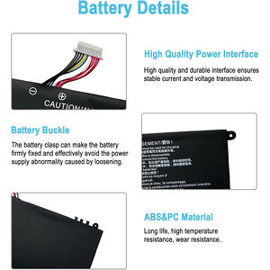 MEDION Akoya E15403 시리즈 용 Dynabook 위성 프로 C50D-B-100 C50D-B-11X Y C50D-B-10B 용 45.6Wh 4588105-2S 노트북 배터리 - Product Image 3