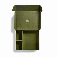 Enveloppes d'emballage en papier personnalisées boîtes de kit de soins de la peau cosmétique boîte d'emballage d'expédition ondulée imprimée avec insertion
