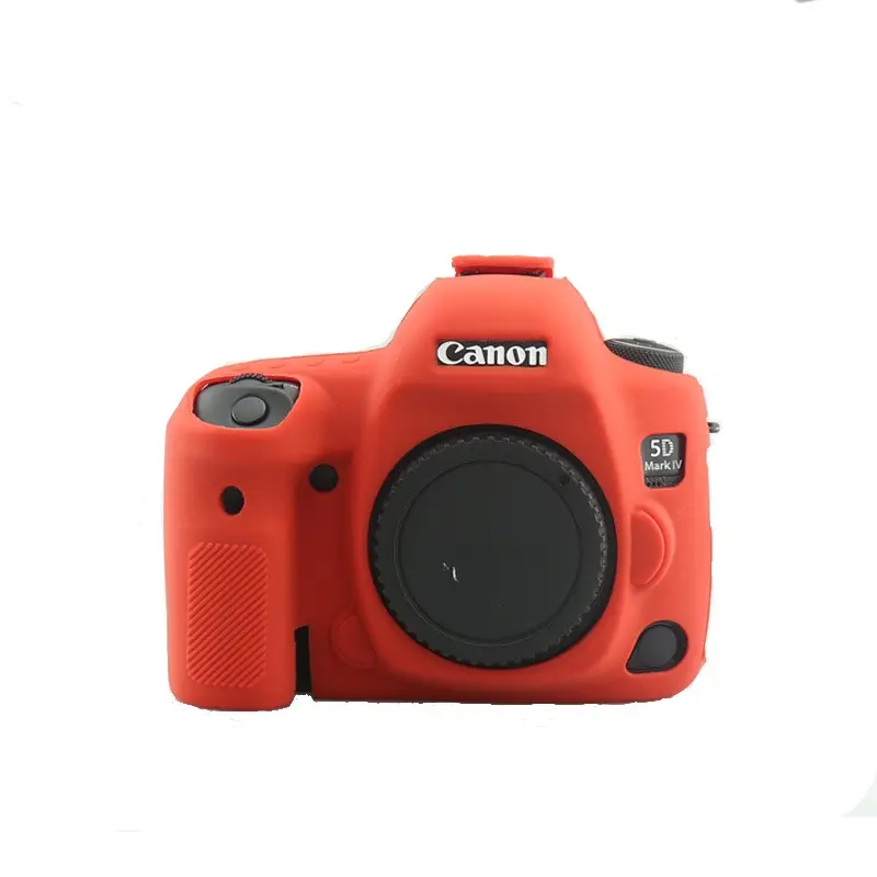 Pelindung fesyen kamera SLR digital, penutup lengan tahan guncangan untuk kamera SLR Canon 5D mark IV silikon