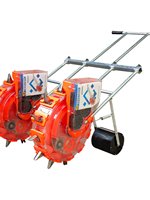 Semoir à double rangée à poussée manuelle pour maïs, soja, riz, blé, semoir automatique multifonctionnel avec 1 an de garantie de Chine