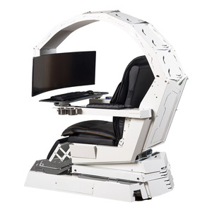 IW-R1 무중력 기대기 워크 스테이션 의자 IW IR GIMI COCKPIT VR 게임 장비, 작동 트리플 모니터 틸팅 Imperator - Product Image 4