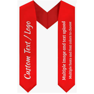 Estola de Graduación Personalizada Popular, Estola con Bandera para Estudiantes de Intercambio, Estola de Graduación Nacional, Unisex - Product Image 2
