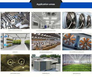 พัดลมอุตสาหกรรมกำลังสูง พัดลมระบายอากาศไฟฟ้าจากโรงงาน - Product Image 6