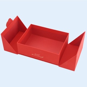 Manufacturer Wholesale Customized <b>Gift</b> Paper Packaging <b>Box</b> Chinese Red - Product Image 3