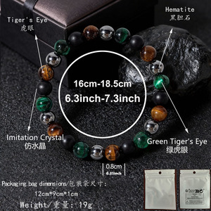 Nuevo Brazalete <span class=keywords><strong>de</strong></span> Cuentas <span class=keywords><strong>de</strong></span> Piedra <span class=keywords><strong>Ojo</strong></span> <span class=keywords><strong>de</strong></span> <span class=keywords><strong>Tigre</strong></span> Verde Natural, Estilo Instagram, Unisex, Joyería <span class=keywords><strong>de</strong></span> Moda Europea, Marca Manchao, Directo <span class=keywords><strong>de</strong></span> Fábrica - Product Image 4