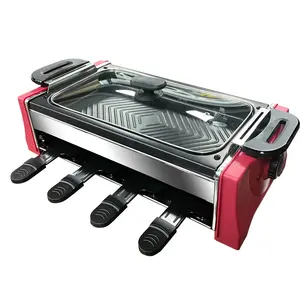 電気グリル最安値2 in1パワークッキングスティックラクレットグリルディープパンBBQ