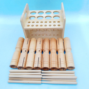 Wholesale Children's Wooden Sound Tube Percussion <b>Instrument</b> Orff <b>Music</b> Teaching Storage Box Set - Product Image 1