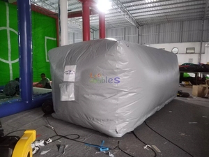 Tente à bulles gonflable en PVC gris sur mesure pour voiture, imprimable, pour le stockage et le stationnement des véhicules - Product Image 2