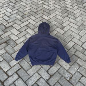 Sudadera con Capucha Extra Grande para Hombre, Lavada al Ácido, Desgastada, con Estampado, Logotipo Bordado - Product Image 5