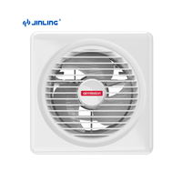 Ventilateur d'extraction mural pour salle de bain, cuisine et toilettes, 4, 6, 8 pouces, avec moteur DC