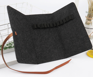 Estuche de Lápices de Fieltro Simple de Moda en Oferta, Bolsa de Cosméticos de Lana con 12 Compartimentos - Product Image 5