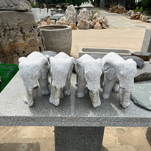 Estatua <span class=keywords><strong>de</strong></span> elefante <span class=keywords><strong>de</strong></span> <span class=keywords><strong>piedra</strong></span> natural, decoración <span class=keywords><strong>de</strong></span> jardín, diseños y tamaños personalizados - Product Image 4