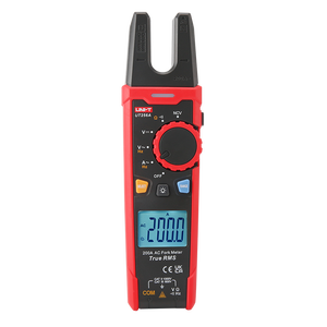 Pince ampèremétrique numérique UNI-T UT256A True RMS, testeur de courant CC/CA, voltmètre, testeur de fréquence et de capacité - Product Image 3