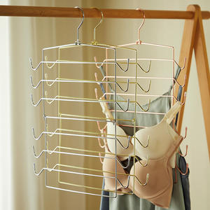 8 ชั้นBra Hangerเสื้อก<span class=keywords><strong>ล</strong></span>้ามไม้แขวนเสื้อไม้<span class=keywords><strong>ธรรมชาติ</strong></span>Braผู้ถือแขวนประหยัดพื้นที่ตู้เสื้อผ้าแ<span class=keywords><strong>ล</strong></span>ะRack - Product Image 3