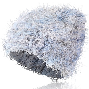 Chapeau de sport d'hiver unisexe en laine jacquard tricotée, chaud et délavé, sans bord, avec <span class=keywords><strong>bouton</strong></span> - Product Image 6