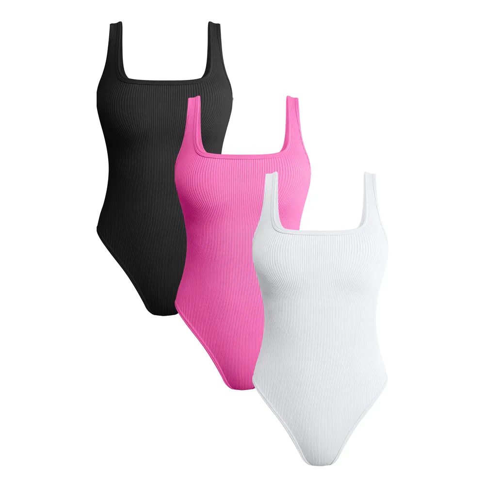 थोक सहज टैंक टॉप पेट नियंत्रण bodysuit खेल फिटनेस योग पहनने महिलाओं bodysuits