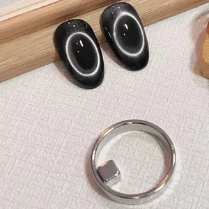 Black Hole Shape Cat Eye <b>Nail</b> Art Magnet Suck Hollow Cat Eye <b>Nail</b> Art Effect Magnet Ring for Magnetic Gel Polish Manicure <b>Tools</b> - Product Image 6