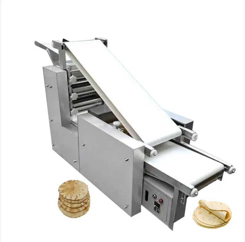 Máquina de fabricação de chapati para uso doméstico, fabricante de chapati para uso comercial congelado, totalmente automático no canya