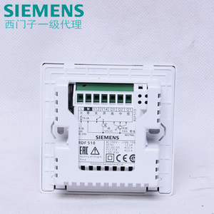 RDF510 เทอร์โมสตัทควบคุมอุณหภูมิห้อง 230V, 5~40 องศาเซลเซียส, พัดลม 3 ระดับ (อัตโนมัติ/ควบคุมด้วยมือ), ระบบเปิด/ปิด, สำหรับคอยล์ยูนิต, IP30 - Product Image 3