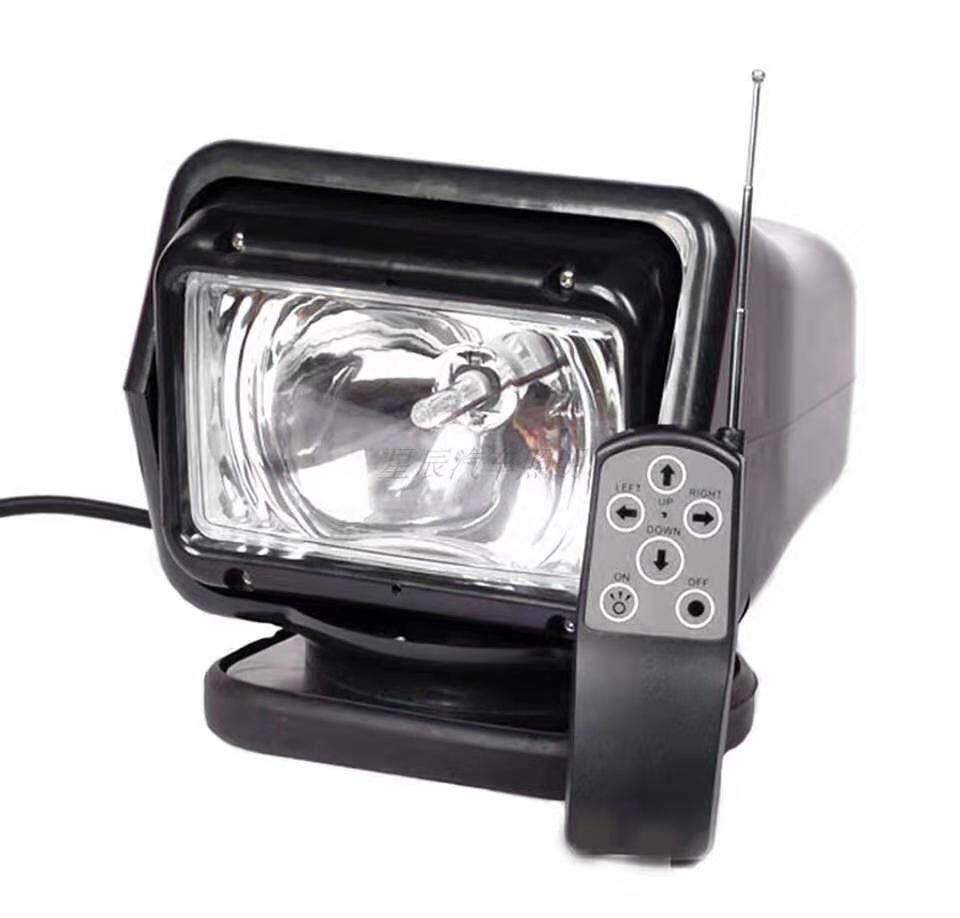 12V24V Vehicle-mounted Off-road Ceiling Xenon Lamp Remote Controlled 55W/100W Cross Country Car Roof Rotatable Searchlight