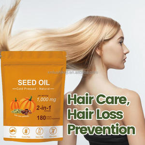 Cápsulas de Aceite de Semilla de Calabaza OEM en Venta, Certificadas Halal, Antioxidantes, Grado Alimenticio para Adultos, Naturales, 1000mg-3000mg, 2 por Porción - Product Image 5