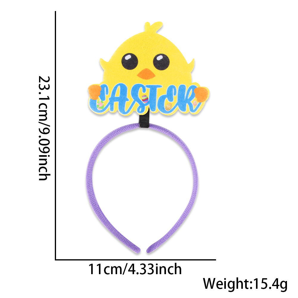 Easter big yellow chicken style - easter headband
