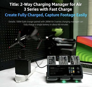 Compatible avec <span class=keywords><strong>DJI</strong></span> <span class=keywords><strong>Mini</strong></span> 5 Pro / Air 3S / Avata <span class=keywords><strong>2</strong></span> / <span class=keywords><strong>Mini</strong></span> 3 / Flip / Neo, tête de charge spécialisée, chargeur de batterie FPV - Product Image 3
