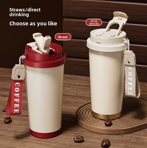 Vaso Térmico Personalizado de Acero Inoxidable de 17 oz, Ecológico, Moderno, de Doble Pared, para Café y Té, Portátil para el Hogar - Product Image 3