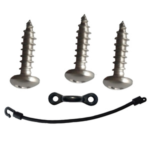 <b>Boat</b> Fitting 6mm X 31cm Stainless Steel Screw <b>Hook</b> Elastic Rope For Repair Replace - Product Image 3