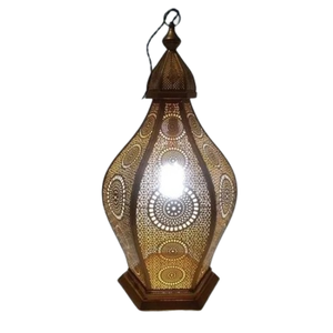 Hotel Decorative Moroccan Hanging Metal <b>Lantern</b> for Festive Season Indoor and <b>Outdoor</b> Decoration Classic Design <b>Lantern</b> - Product Image 3
