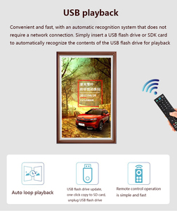 32 inch <span class=keywords><strong>Wifi</strong></span> thông minh ảnh kỹ thuật số hình ảnh nghệ thuật khung hiển thị đám mây lớn chào đón hiển thị cho thang máy wayfinding giáo dục - Product Image 4