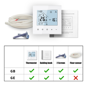 MINCO – <span class=keywords><strong>thermostat</strong></span> WiFi intelligent à écran tactile <span class=keywords><strong>programmable</strong></span> pour la maison avec certificats CE - Product Image 6