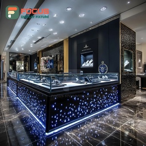 High Visibility Jewelry Retail Display System Laminated Finish Commercial Store Display Cabinet - Product Image 4