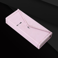 Boîtes de rangement pliables pour cils, rectangulaires, impression UV, logo personnalisé, boîtes OEM pour salon de cils, boîtes cadeaux pour cils