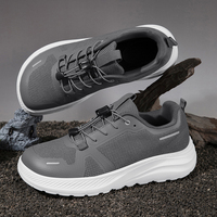 Nouvelle Collection 2026 : Baskets Tendance pour Hommes à Semelle Épaisse, Chaussures de Marche à Enfiler avec Lacets Élastiques Rapides – Idéales pour le Dropshipping (Zapatillas Deportivas Hombre)