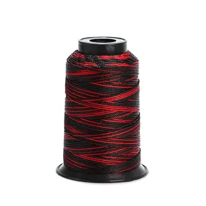 Cordon en macramé ombré 12 brins, durable, 0,8 mm, fil ciré, 100% polyester, haute ténacité, tricotage à la main, bricolage fait main - Product Image 4