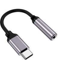 Adaptador USB Tipo-C a Conector Hembra de 3.5mm para Auriculares con Salida DC y Protección OTP para iPad/Tabletas y Teléfonos Inteligentes