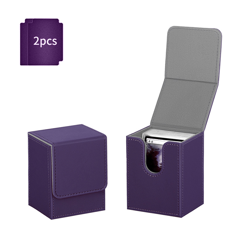Scatola verticale con inserto - 100 unità - viola - 2 schede viola