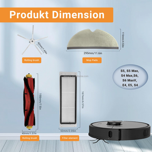 Pièces de rechange compatibles pour aspirateur robot <span class=keywords><strong>Roborock</strong></span> S5, S5 Max, S4 Max, S6, S6 MaxV, E4, E5, S4, accessoires - Product Image 2