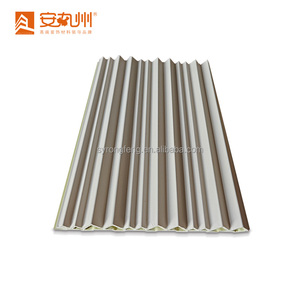 WPC all'ingrosso pannello di parete grata produttore di dimensioni in pvc triangolo di bambù WPC pannello di parete per <span class=keywords><strong>pareti</strong></span> e soffitti - Product Image 4