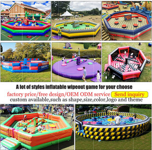 Opblaasbare Kernsmelting <span class=keywords><strong>Jump</strong></span> Bar/Veeg Uit Ras Uitdaging Sport Spel Voor Verkoop - Product Image 3