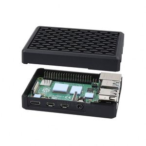Waveshare Alumínio Grade Grooved Case para <span class=keywords><strong>Raspberry</strong></span> <span class=keywords><strong>Pi</strong></span> <span class=keywords><strong>4</strong></span>, Pilares Dissipador Interior - Product Image 3