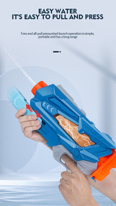 2 paket elektrikli 800ML fışkırtma su tabancaları süper sağanak açık otomatik su mücadele çocuklar yetişkinler için oyuncaklar oyna - Product Image 2