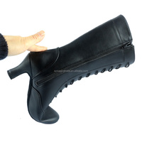 Bottes de danse personnalisées Robyn Hurder pour femmes, de haute qualité, talon de 3 pouces, semelle en cuir souple, nouveau design, toutes tailles en stock